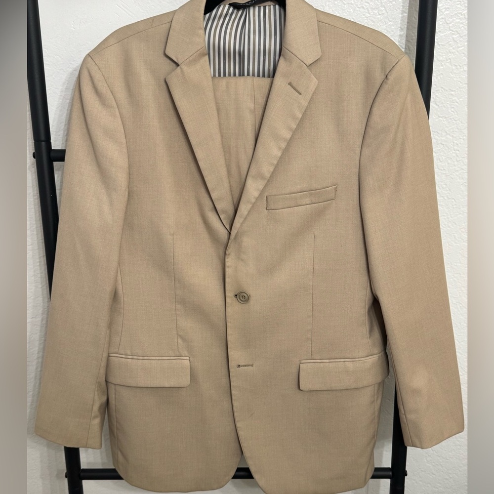 Men's Tan Suit